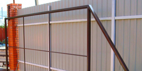 Комплект делюкс для откатных ворот с шиной 6 м + каркас 4000х2000 мм